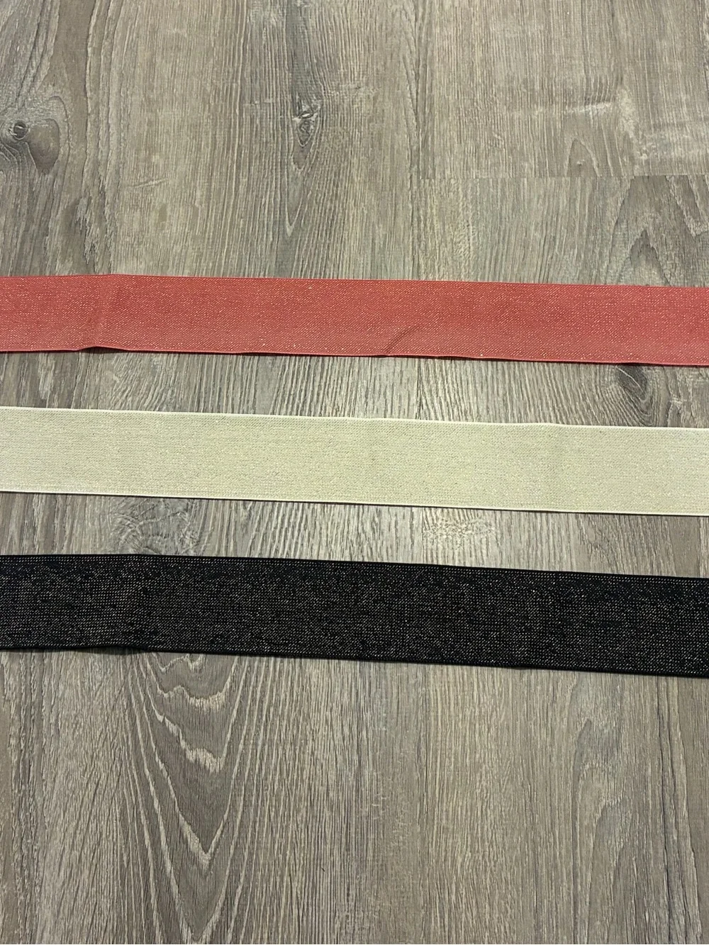 CHANEL Shimmering Glitter Red Gold Black Ribbon Gift Wrapping set of 3